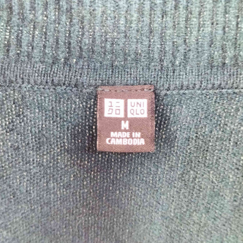 ユニクロ UNIQLO カシミヤ100 タートルネック ニット トップ メンズ JPN:M