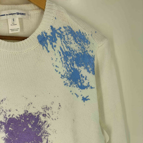コムデギャルソンシャツ COMME des GARCONS SHIRT 24SS スプレーペイント プルオーバー メンズ JPN:S