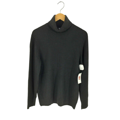 ユニクロ UNIQLO カシミヤ100 タートルネック ニット トップ メンズ JPN:L