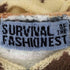 survival of the fashionest クレイジーパターン バックアニマル ニットパーカー メンズ import:S