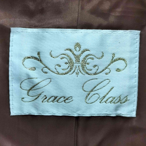 グレースクラス Grace Class 羊革 スエード トレンチコート レディース JPN:36