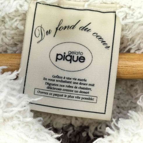 ジェラートピケ gelato pique ジェラート2ボーダーパーカ レディース ONE SIZE