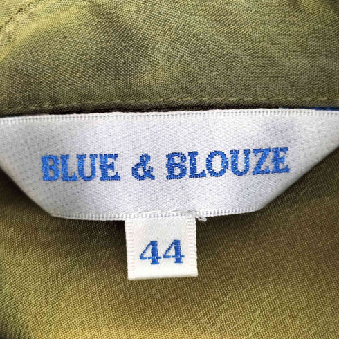 BLUE&BLOUZE シアーシャツワンピース レディース