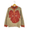 survival of the fashionest グラフィック ネップ ウールクルーネックニット メンズ import:S