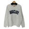 フルーツオブザルーム FRUIT OF THE LOOM 90s USA製 MACLAY プリント 裏起毛 スウェット メンズ import:XL