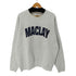 フルーツオブザルーム FRUIT OF THE LOOM 90s USA製 MACLAY プリント 裏起毛 スウェット メンズ import:XL
