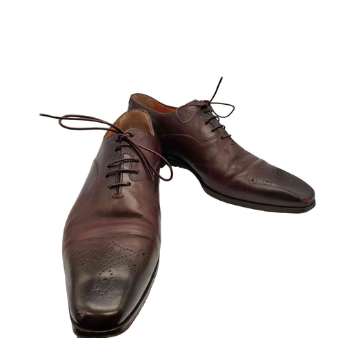 サントーニ santoni MCBO ウイングチップ レザー シューズ メンズ 6