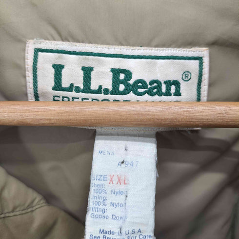 エルエルビーン L.L.Bean 80-90S USA製 SNAP-JAC グースダウン ジャケット メンズ import:XXL