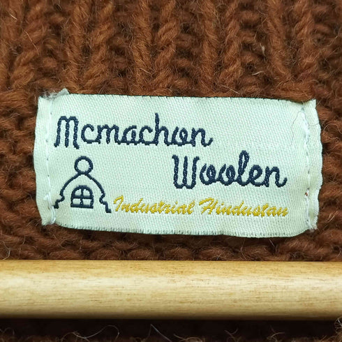 Mcmachan Woolen Crew Neck Knit-NOODLE メンズ