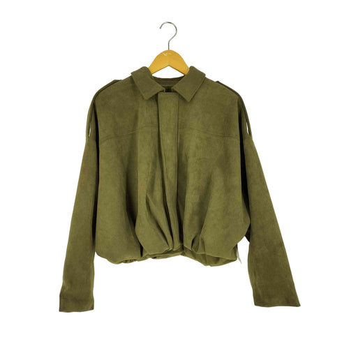 ザラ ZARA FAUX SUEDE JACKET フェイクスエードジャケット レディース import:M