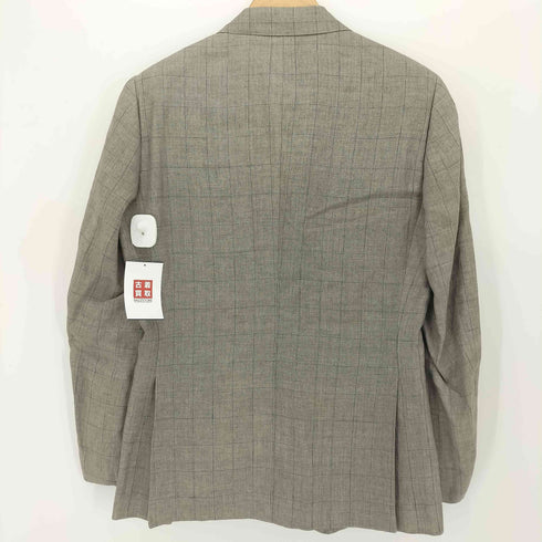 ナノユニバース NANO universe MAISON DE ROBE A JAPAN ORMEZZANO リネン 段返り 3B シングル テーラード ジャケット メンズ JPN:48