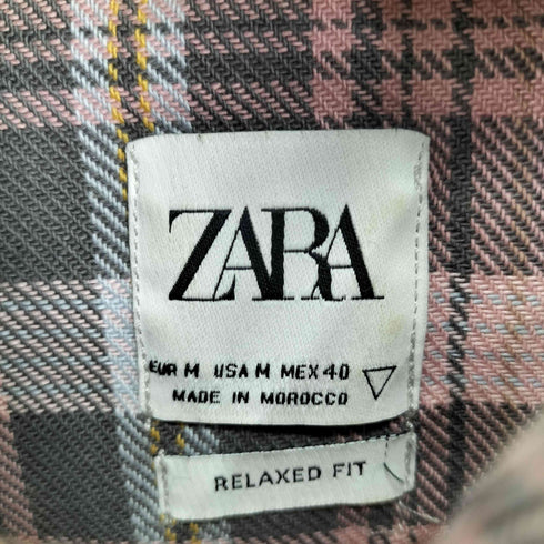 ザラ ZARA ヘビーネルシャツ メンズ US M