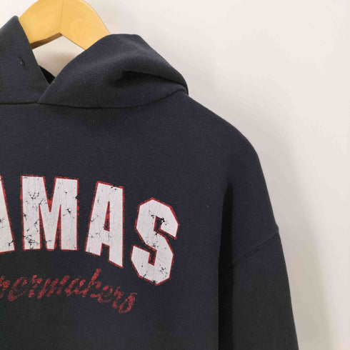 ラッセルアスレチック RUSSELL ATHLETIC 00S 両面プリント プルオーバー パーカー フーディー 裏起毛 メンズ import:S