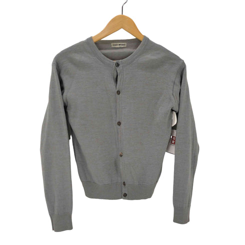 イッセイミヤケ ISSEY MIYAKE 90-00S 銀タグ ミックスカラー ニット カーディガン レディース