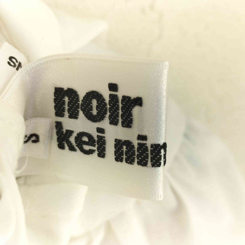 ノワールケイニノミヤ noir kei ninomiya レースアップブラウス レディース S
