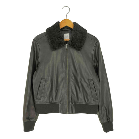 ギャップ Gap フェイクレザー ボンバージャケット レディース import:S