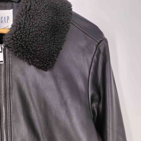 ギャップ Gap フェイクレザー ボンバージャケット レディース import:S