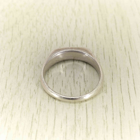 トムウッド TOMWOOD 925刻印 Mario Ring Tiger Eye シルバーリング メンズ 18号