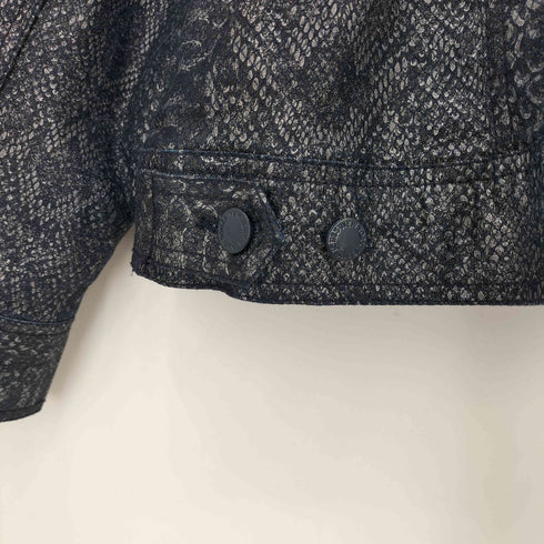 JONES NEW YORK JEANS 蛇柄 スリム ジャケット レディース import:XL