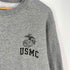 ユーエスエムシー USMC ロゴプリント クルーネックスウェット メンズ