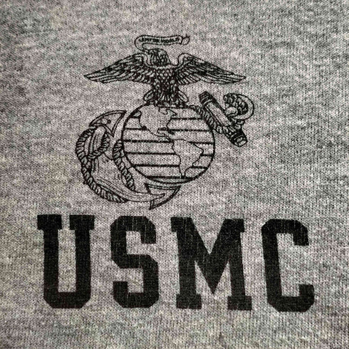 ユーエスエムシー USMC ロゴプリント クルーネックスウェット メンズ