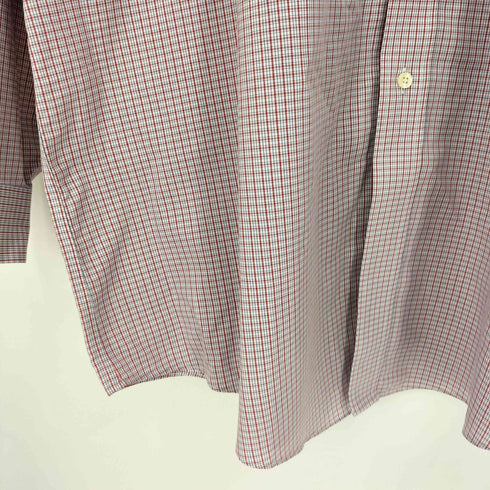 ブルックスブラザーズ BROOKS BROTHERS TRADITIONAL FIT NON-IRONチェック 長袖 シャツ メンズ 17 1/2-34