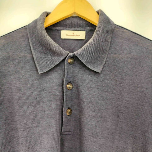 エルメネジルドゼニア Ermenegildo Zegna イタリア製 リネン100 ポロシャツ メンズ 52