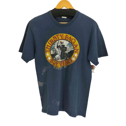 ポートアンドカンパニー PORT and COMPANY フロントプリント S/S Tシャツ メンズ import:M