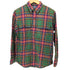 ラルフローレン RALPH LAUREN 90S タータンチェック ボタンダウン L/S マチ付き フランネル シャツ メンズ import:S