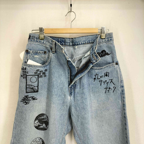ペイントデニムパンツ メンズ 32/30