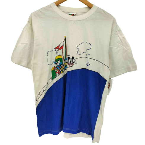 90S USA製 キャラクターデザイン クルーネック S/S Tシャツ メンズ import:M