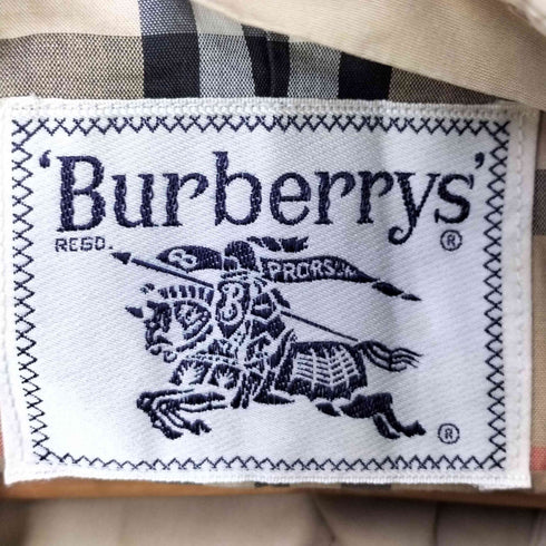 バーバリーズ BURBERRYS 裏地ノバチェック 比翼ステンカラーコート レディース