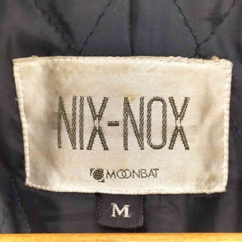 NIX-NOX 裏地 キルティング カーフスキン レザー ダブル チェスター コート レディース JPN:M