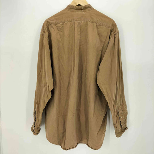 ラルフローレン RALPH LAUREN 90S ポニー刺繍 バンドカラー L/S シャツ メンズ import:XL