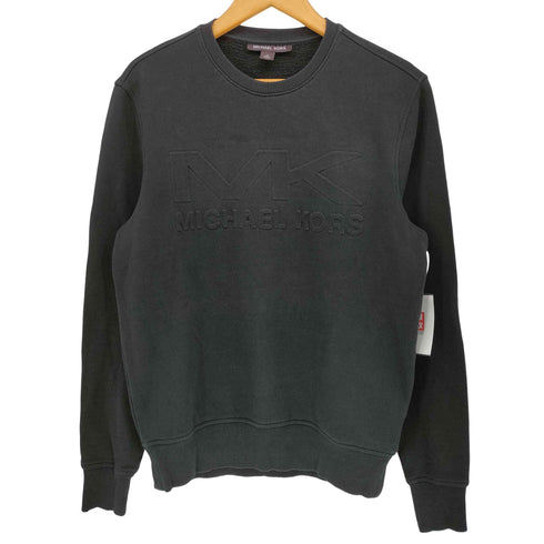 マイケルコース Michael Kors エンボス MK ロゴ クルーネック スウェット レディース import:XS