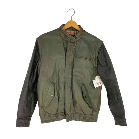 JACKERS クレイジーパターン フードパッカブル シングルライダース メンズ import:L