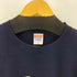 ユナイテッドアスレ UNITED ATHLE NAVYロゴプリント クルーネックTシャツ メンズ import:L