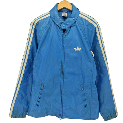 アディダス adidas 60-70S 西ドイツ トレフォイルロゴ 3ストライプ パッカブルフード ナイロンジャケット メンズ 5
