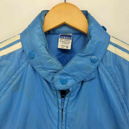 アディダス adidas 60-70S 西ドイツ トレフォイルロゴ 3ストライプ パッカブルフード ナイロンジャケット メンズ 5