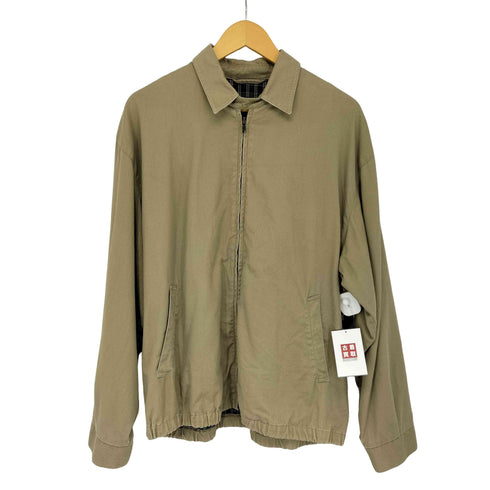 エディーバウアー Eddie Bauer 80s USA製 黒タグ コットン チェック裏地 スウィングトップ メンズ import:L
