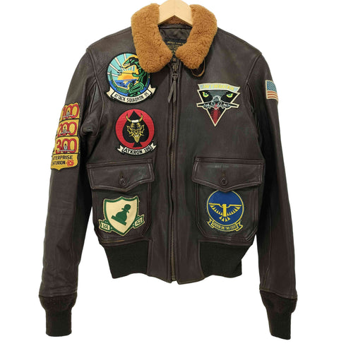 COCKPIT USA TYPE G-1 TOPGUNモデル イントルーダー フライトジャケット メンズ US:36