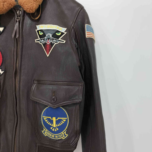 COCKPIT USA TYPE G-1 TOPGUNモデル イントルーダー フライトジャケット メンズ US:36