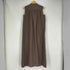 スティーブンアラン Steven Alan 23SS NOSLEEVE LONG DRESS リネン混 バンドカラーワンピース レディース JPN:M