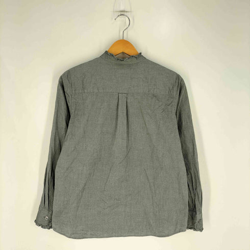 スティーブンアラン Steven Alan コットン オックス フリル シャツ レディース import:M