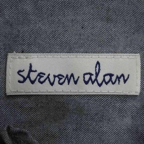 スティーブンアラン Steven Alan コットン オックス フリル シャツ レディース import:M