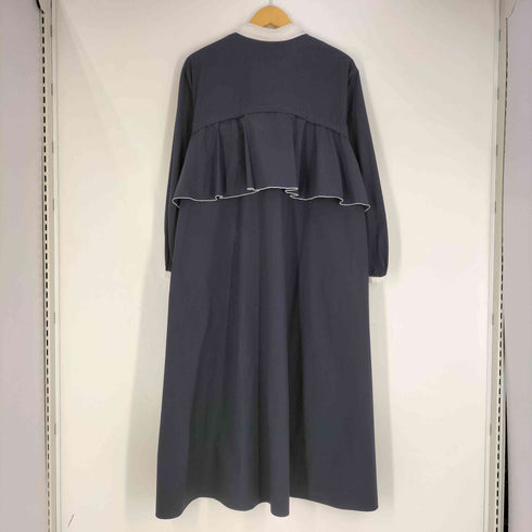 ユナイテッドアローズ UNITED ARROWS 24AW パイピングバックラッフルフリルワンピース レディース