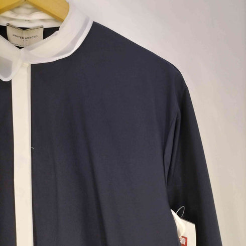 ユナイテッドアローズ UNITED ARROWS 24AW パイピングバックラッフルフリルワンピース レディース