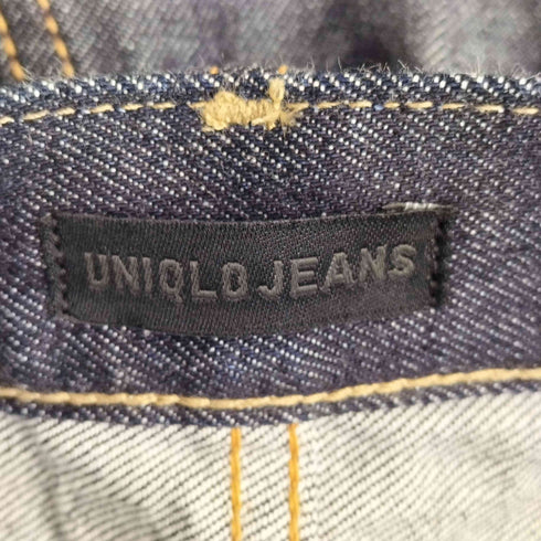 ユニクロ UNIQLO レギュラーフィットジーンズ セルビッジ メンズ 32