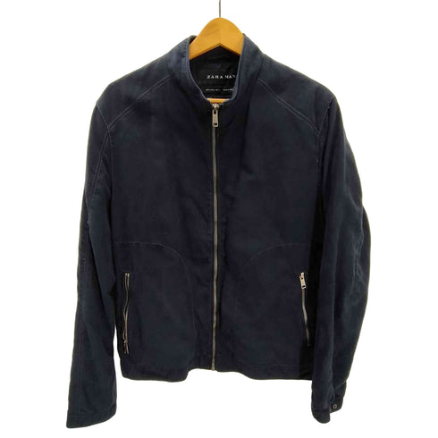 ザラマン ZARA MAN フルジップ スムース ブルゾン ジャケット メンズ import:L