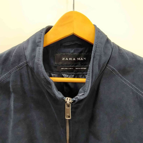 ザラマン ZARA MAN フルジップ スムース ブルゾン ジャケット メンズ import:L